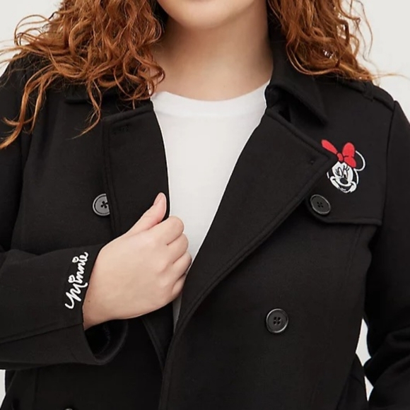 Torrid Disney Minnie Mouse Jacket Peacoat - Picture 2 of 14